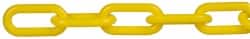 Chain: Plastic, Yellow, 100' Long, 1-1/2