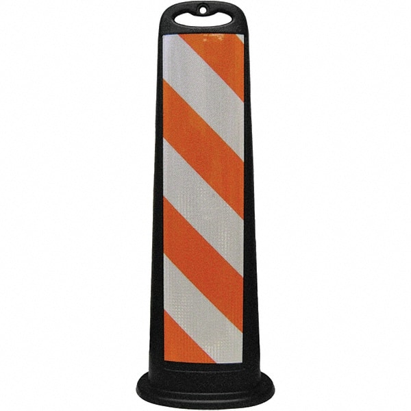Traffic Barrels, Delineators & Posts, Type: Vertical Panel , Reflective: Yes , Base Needed: Yes , Height (Decimal Inch): 40.0000 , Color: Black  MPN:03-760BLK-HI