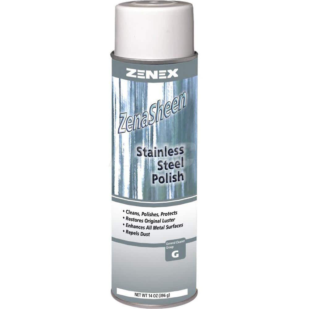 Stainless Steel Cleaner & Polish: Aerosol, 20 fl oz Can, Moderate MPN:PS496635