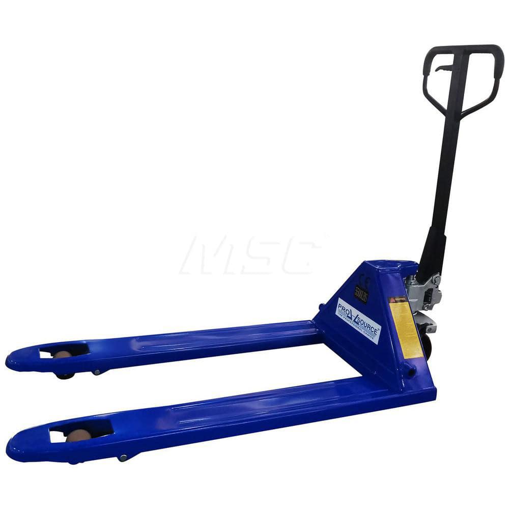 Manual Pallet Truck: 5,500 lb Capacity, 27