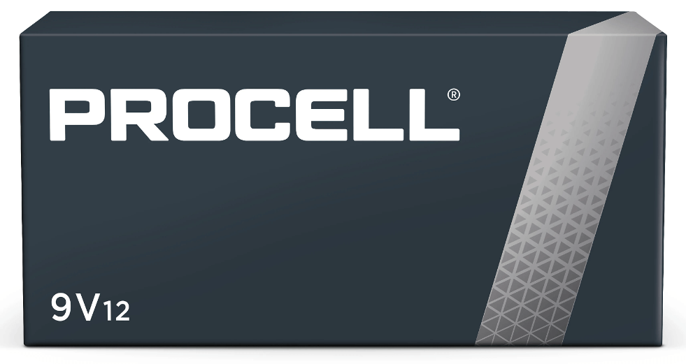 Procell 9-Volt Alkaline Batteries, Pack Of 12 (Min Order Qty 4) MPN:PC1604BKD