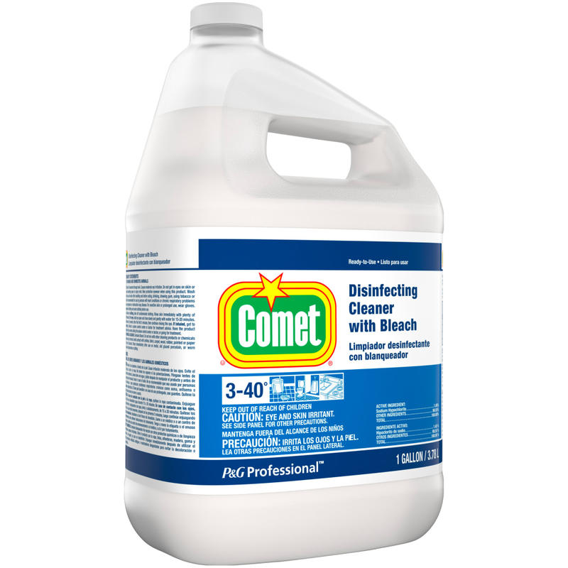 Comet Professional Disinfecting Cleaner With Bleach, 128 Oz Bottle, Case Of 3 MPN:24651CT