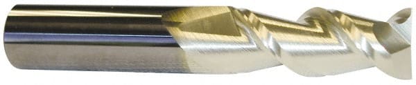 Square End Mill: 3/4'' Dia, 3'' LOC, 3/4'' Shank Dia, 6'' OAL, 2 Flutes, Solid Carbide MPN:108-04836