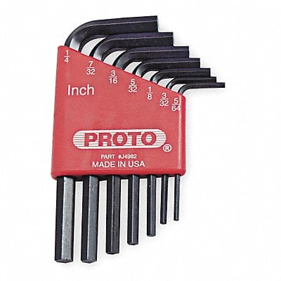 HexKeySt L 1 29/32 in to 3 1/4 in MPN:J4982