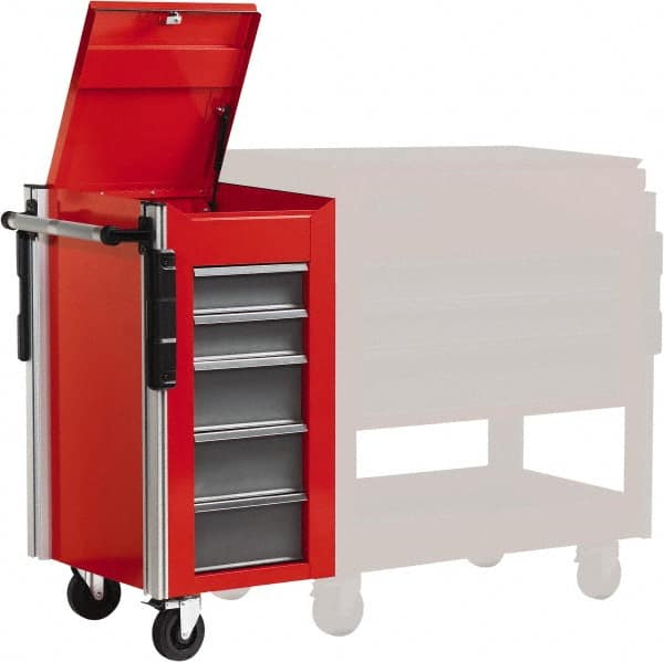 Steel Tool Roller Cabinet: 5 Drawers MPN:JUC1834-5SG-SC