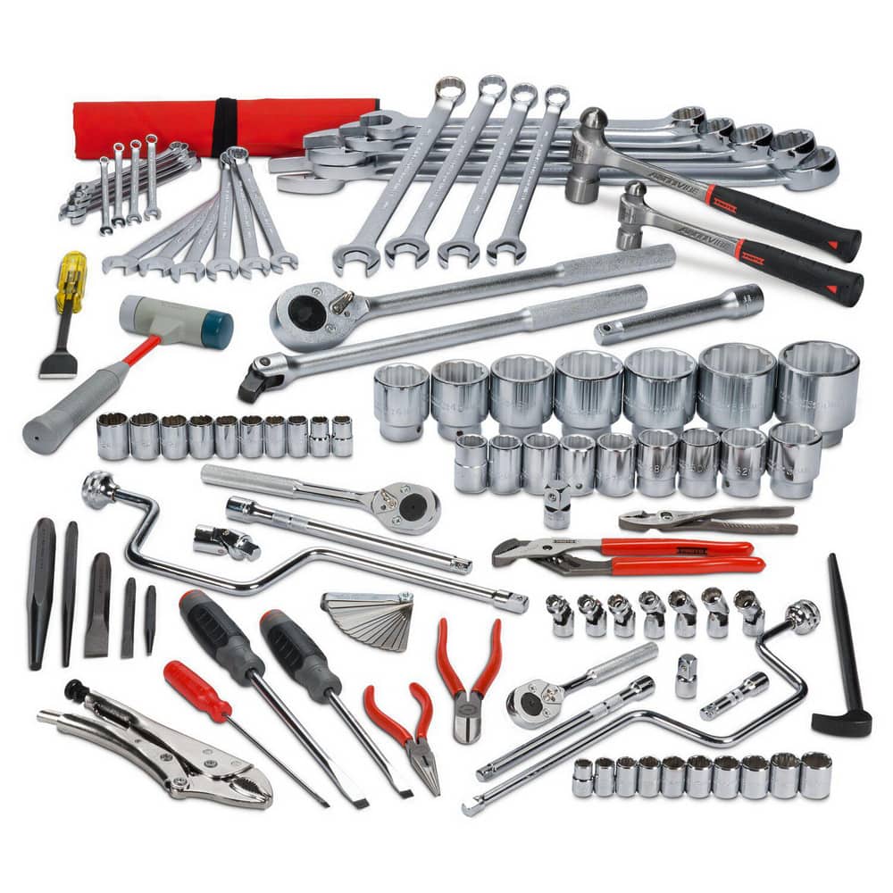 Combination Hand Tool Set: 99 Pc, Master Tool Set, 1/2