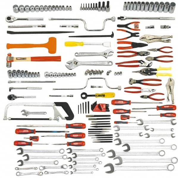 Combination Hand Tool Set: 165 Pc, Mechanic's Tool Set MPN:J99490