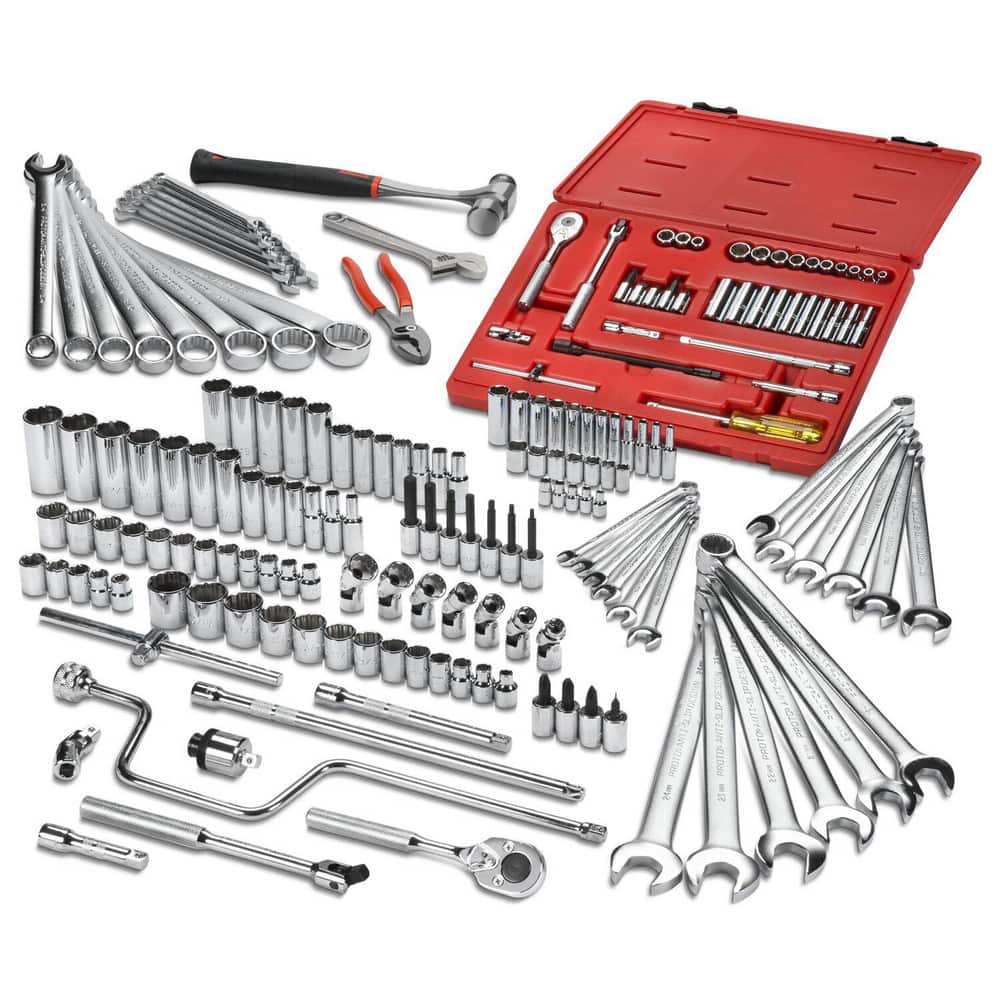 Combination Hand Tool Set: 179 Pc, Master Tool Set, 1/4