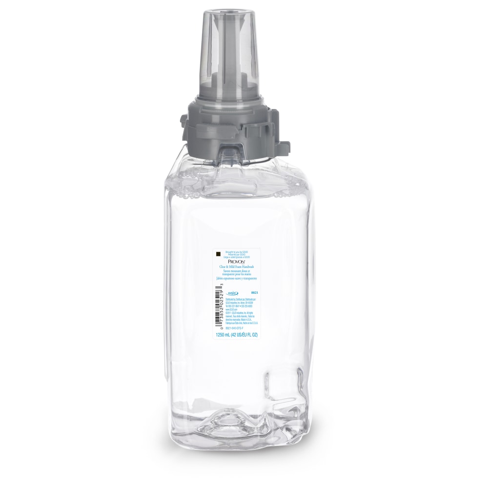 PROVON Clear And Mild Foam Hand Wash Refills, 1250 mL, Unscented, Pack Of 3 Refills MPN:882103CT