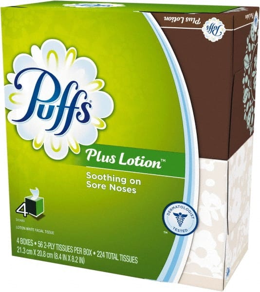 Puffs Plus Lotion Facial Tissue, 4 Count, 6/Case MPN:PGC34899CT