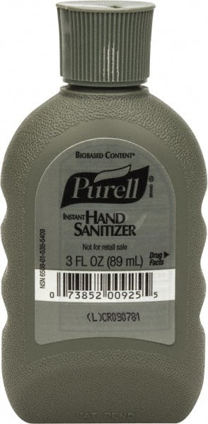PURELL Advanced Hand Sanitizer Biobased Gel, 3 fl oz FST Rugged Portable Bottle, 24/Case MPN:9624-24