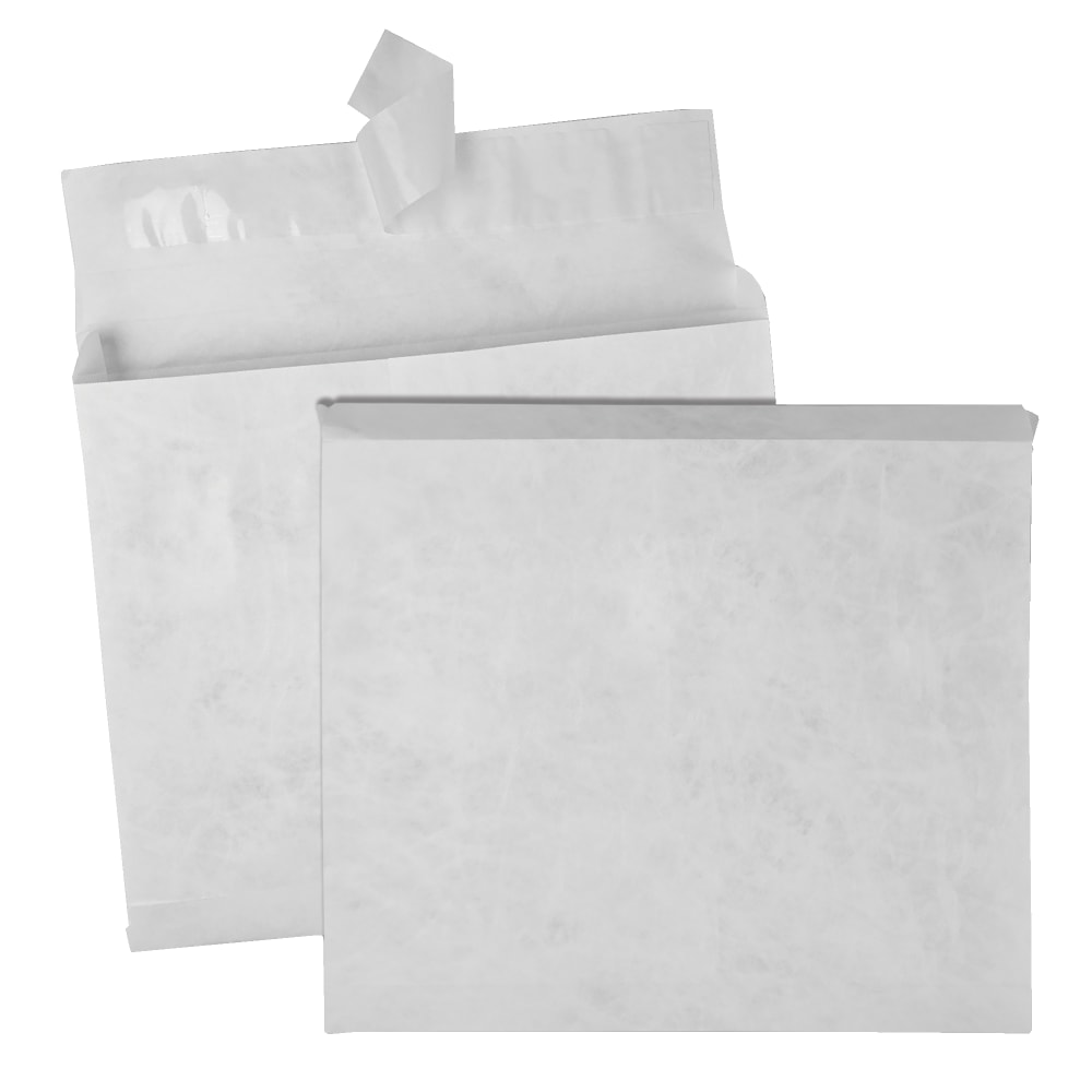 Quality Park Survivor Tyvek Expansion Envelopes, Open Side, 10in x 13in x 2in, Self-Adhesive, White, Box Of 100 MPN:R4610