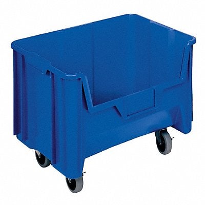 G2979 Mobile Bin Blue Polyethylene 12 7/16 in MPN:QGH705MOBBL