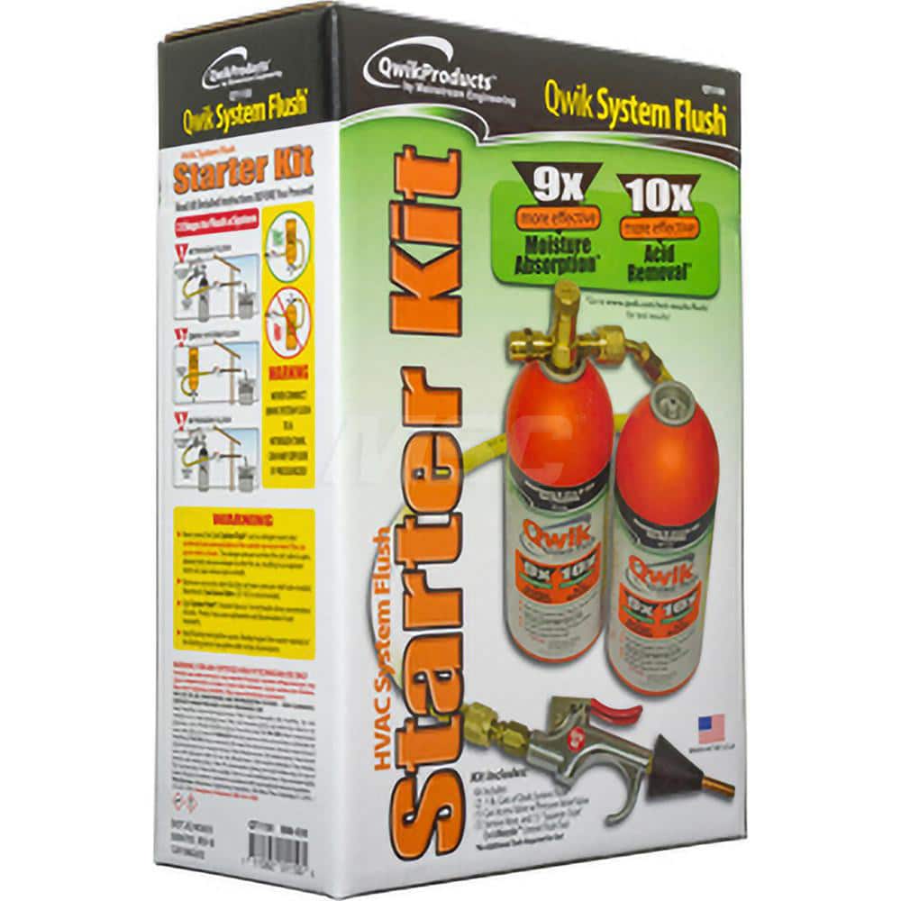 Qwik System Flush Kit for Flushing Debris, Residual Oil, Acid, & Moisture from Refrigeration Line Sets MPN:QT1150