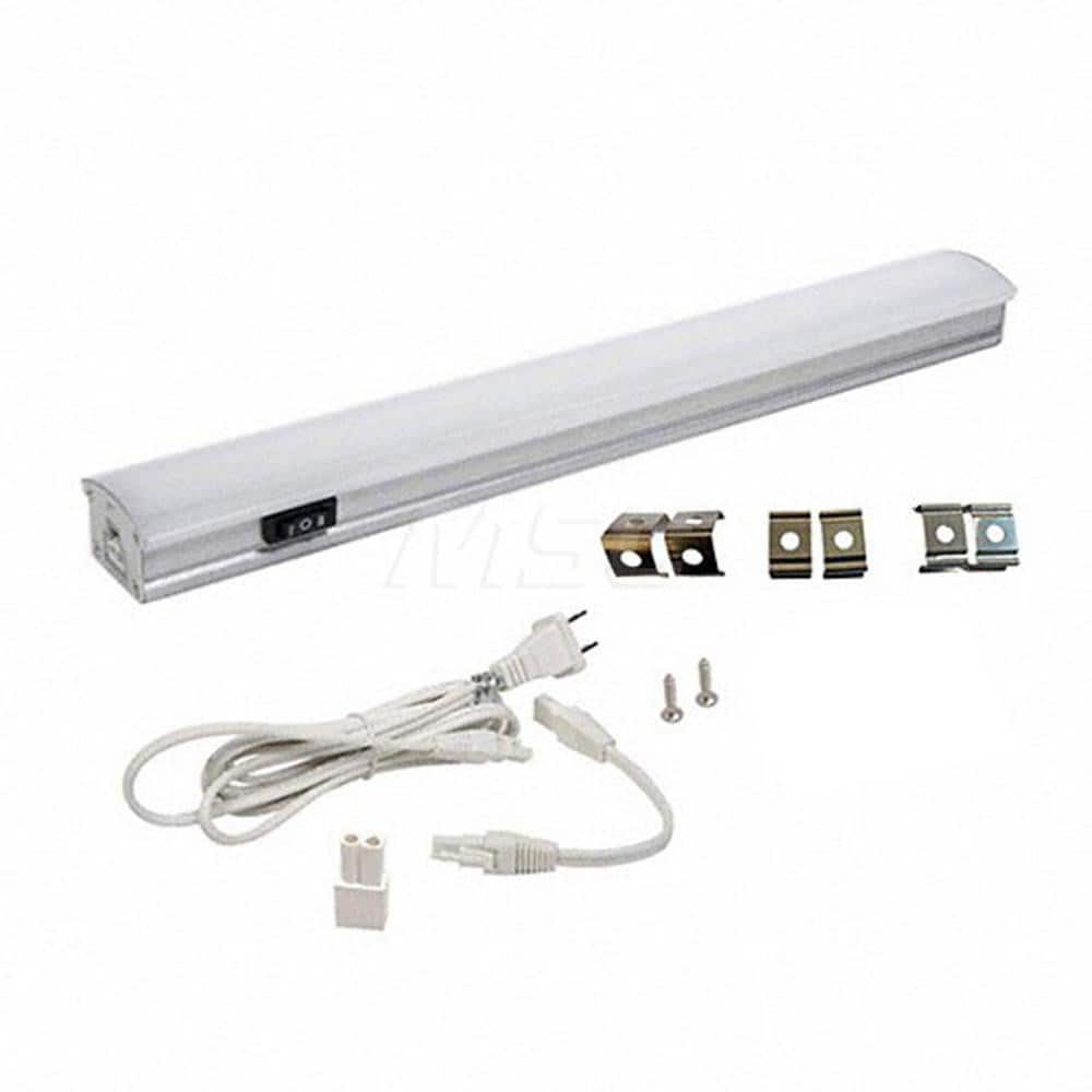 Undercabinet Light Fixtures, Lamp Type: Integrated LED, LED , Number of Lamps: 1 , Overall Length (Feet): 12 in, 12.00 , Overall Width: 2 , Lumens: 450  MPN:ZX513-CL-HL-CW9