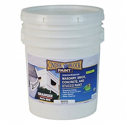 Exterior Paint White 5 gal. MPN:9610-05