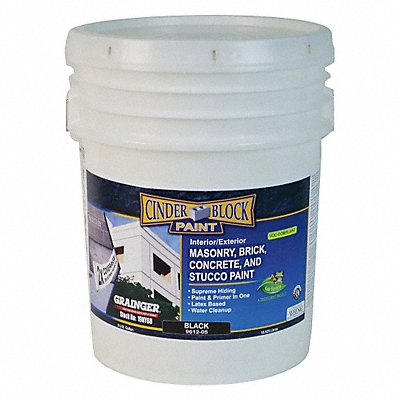 Exterior Paint Black 5 gal. MPN:9612-05