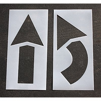 Pavement Stencil 42 in Arrow Kit 1/8 MPN:STL-108-4042