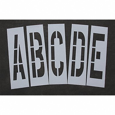 Pavement Stencil 36 in Alpha Kit 1/8 MPN:STL-108-8365