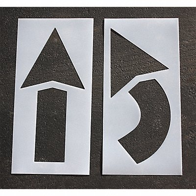 Pavement Stencil 42 in Arrow Kit 1/16 MPN:STL-116-4042