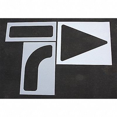 Pavement Stencil 90 in Arrow Kit 1/16 MPN:STL-116-4090