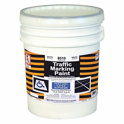 Traffic Zone Marking Paint 5 gal White MPN:8510