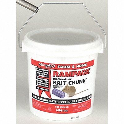Rodenticide Purple Chunks 4 lb Pail MPN:22249