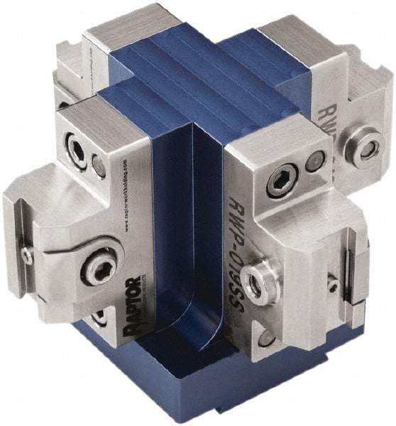 Modular Dovetail Vise: 1-1/4'' Jaw Width, 1/8'' Jaw Height, 0.37'' Max Jaw Capacity MPN:RWP-019-4X90T