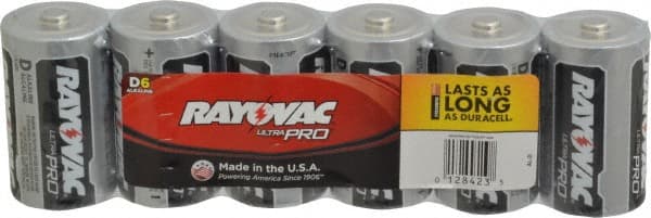 Standard Battery: Size D, Alkaline MPN:ALD-6