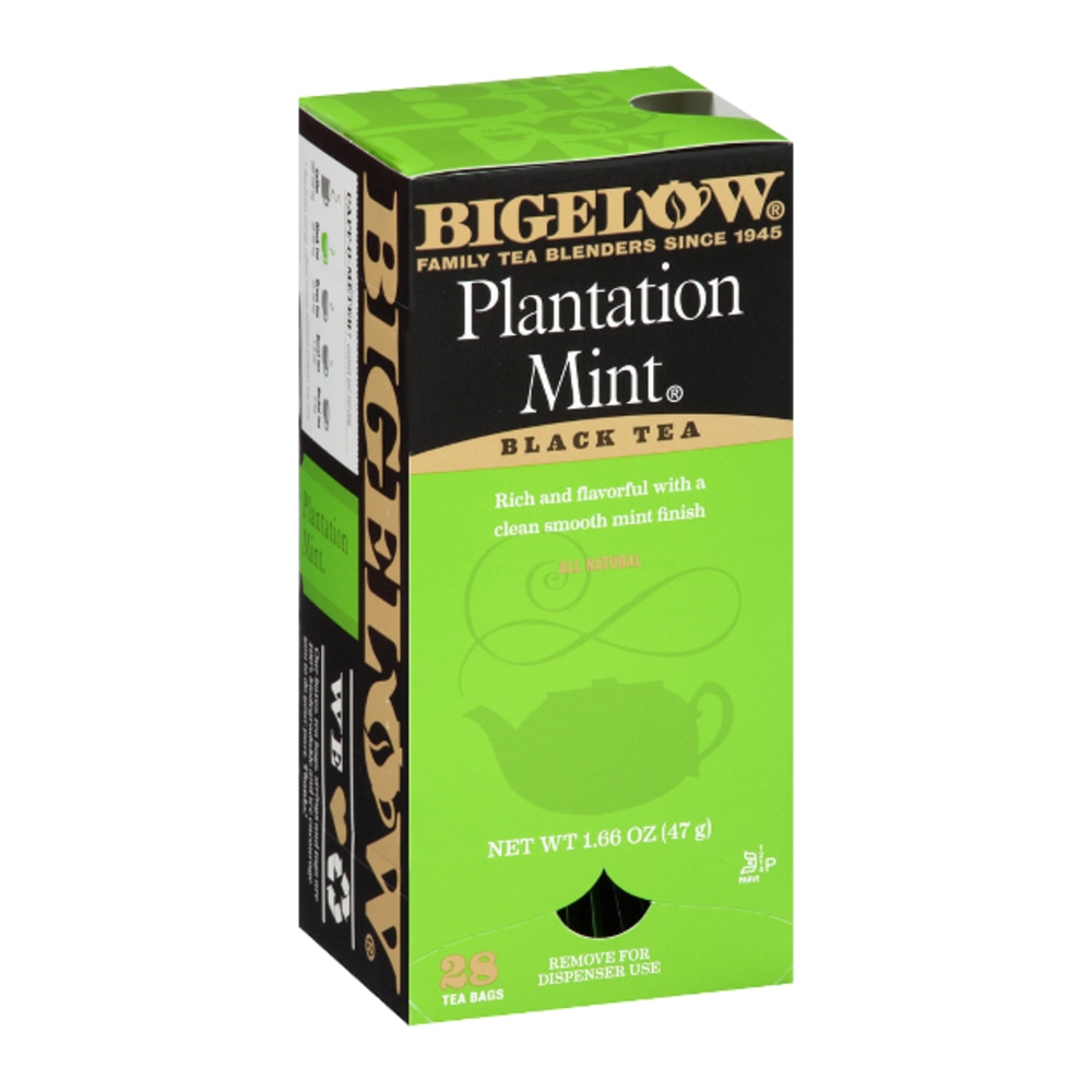 Bigelow Plantation Mint Tea Bags, Box Of 28 (Min Order Qty 8) MPN:10344