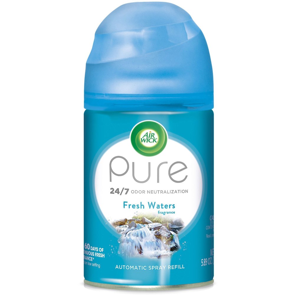 Air Wick Freshmatic Automatic Spray Refill, 6.17 Oz, Fresh Waters, Carton Of 6 MPN:79553CT