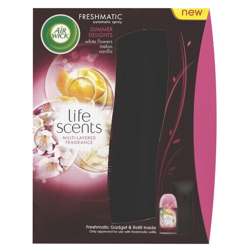 Air Wick Freshmatic Life Scents Starter Kit, Summer Delights, 6.17 Oz (Min Order Qty 4) MPN:92944