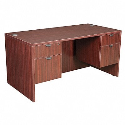Office Desk 60 x 29 x 30 In Mahogany MPN:LDP6030MH