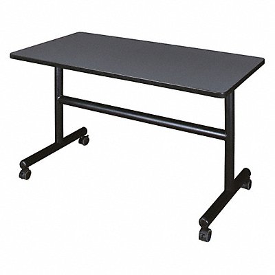 Mobile Table 48 in.W Gray Nbula Flip Top MPN:MKFT4824GY