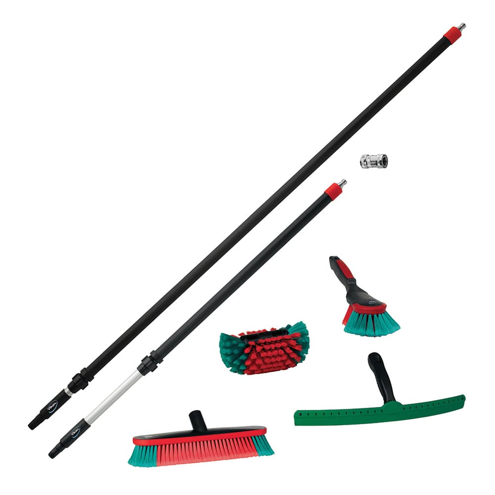 Automotive Cleaning & Polishing Tools, Tool Type: Vehicle Cleaning Set , Applications: Vehicle Cleaning , Bristle Material: Polyester , Color: Black, Green MPN:33302