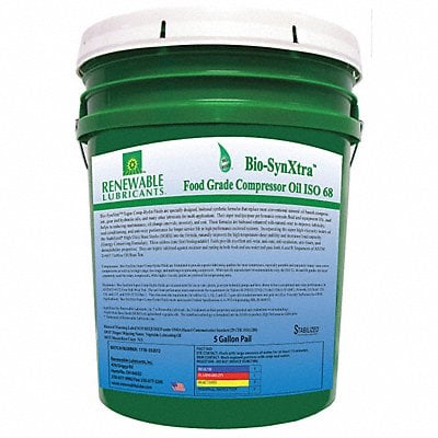 Compressor Oil 5 gal Pail 30 SAE Grade MPN:87954