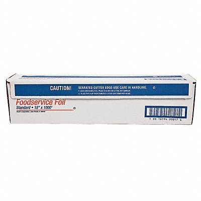 Aluminum Foil Roll 1000 ft L 18 in W Med MPN:615