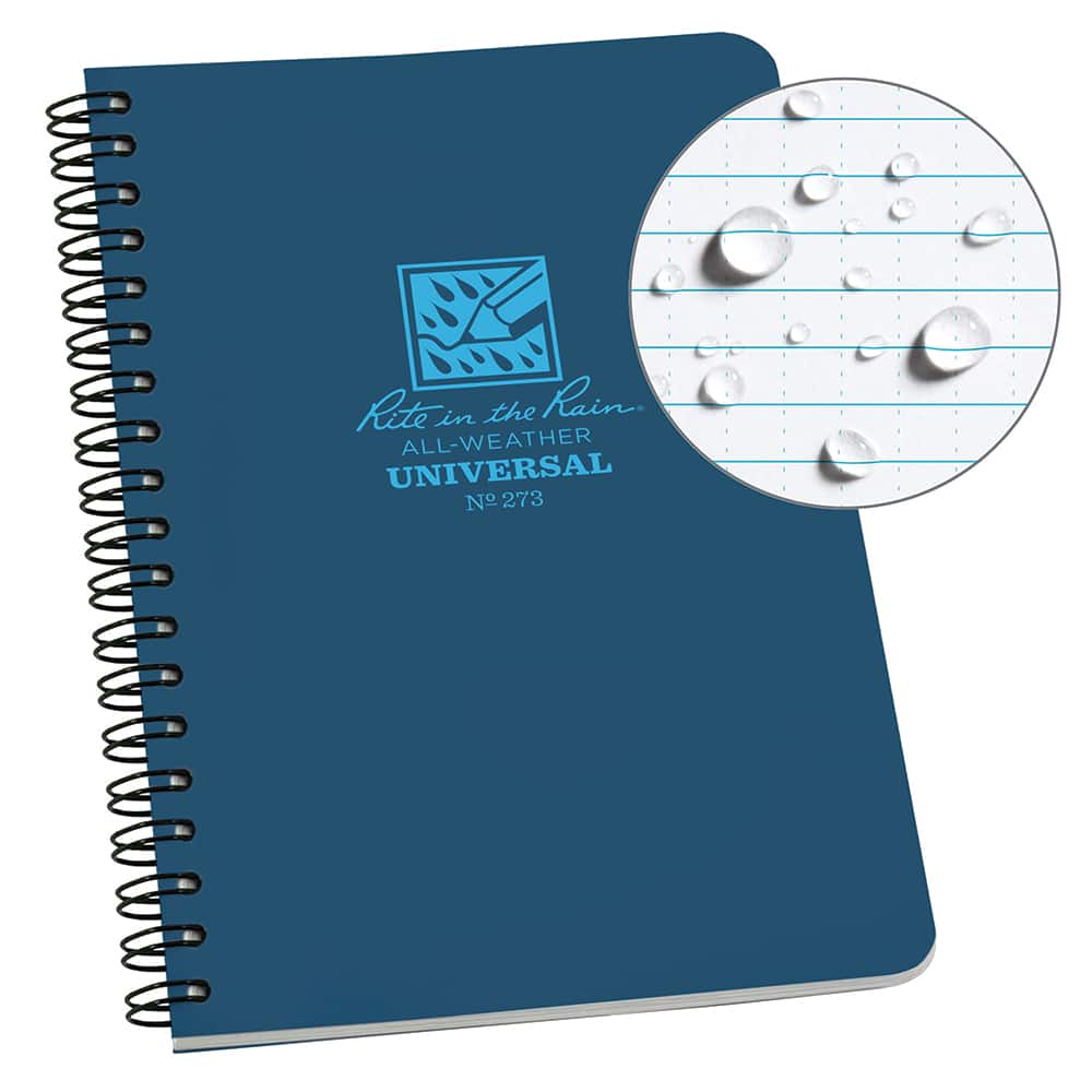 Waterproof Spiral Notebook: 32 Sheets MPN:273