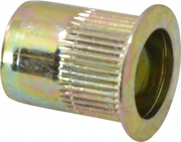 M8, 13.46mm Insert Diam, 18.42mm OAL, Knurled Body Open End Threaded Insert MPN:.80C1IKFSY/P25