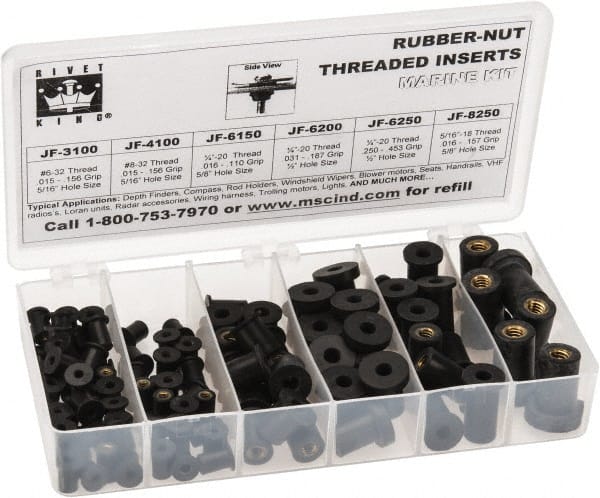 Example of GoVets Threaded Inserts Rivet Nuts and Weld Nuts category