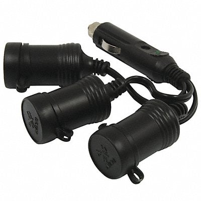 Cigarette Lighter Adapter 3 Outlet 12V MPN:RPPSP-211