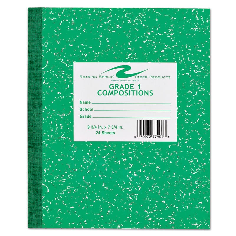 Roaring Spring Grade School Writing Composition Book, Grade 1 (Min Order Qty 18) MPN:77920