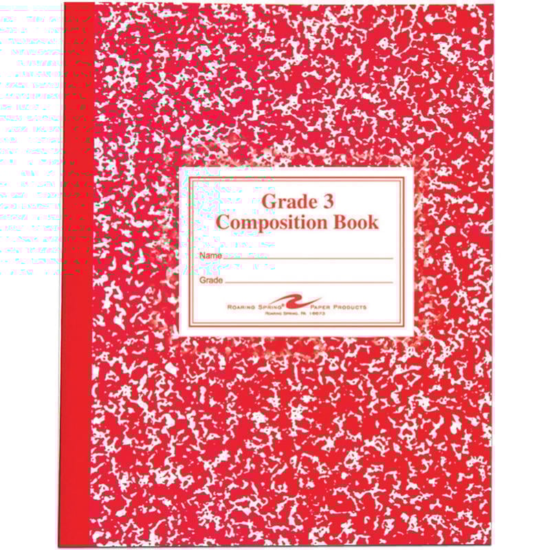 Roaring Spring Grade School Writing Composition Book, Grade 3 (Min Order Qty 24) MPN:77922