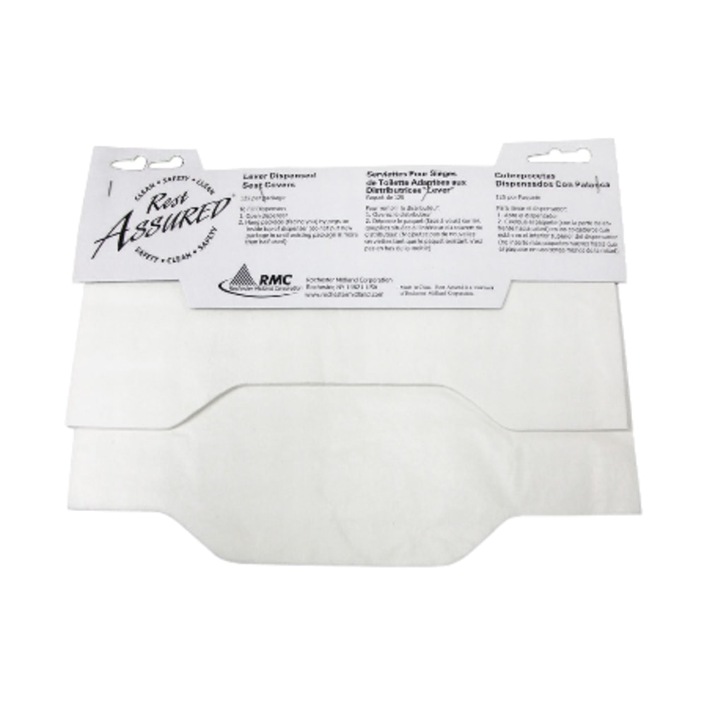 Rochester Midland Rest Assured Lever-Dispensed Seat Covers, Pack Of 125 (Min Order Qty 13) MPN:IMP25188173