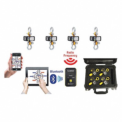 Multi Point Load Monitor 4x 4000 lb. MPN:RCM-STRTR-4-2T