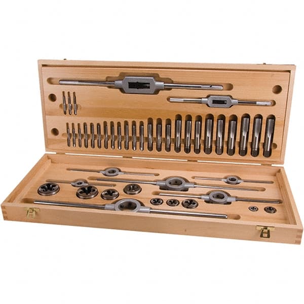Tap & Die Set: 1/4 to 1
