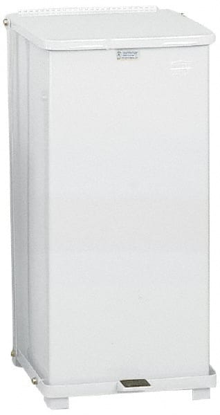 13 Gal Square Unlabeled Trash Can MPN:FGST24EPLWH