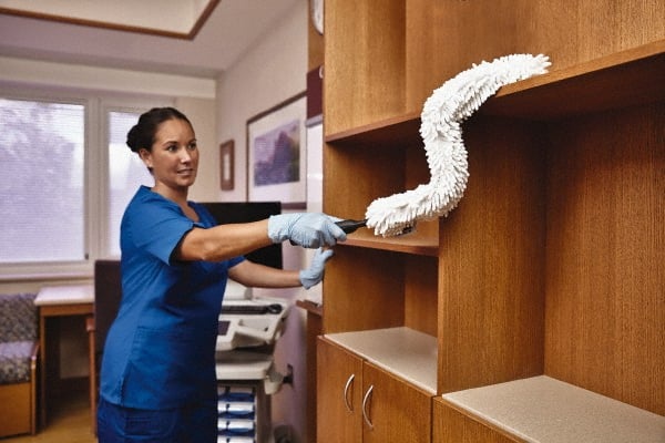HYGEN Flexible Dusting Wand with Microfiber Duster Cover/Sleeve, 29 inch, White MPN:FGQ85200WH00