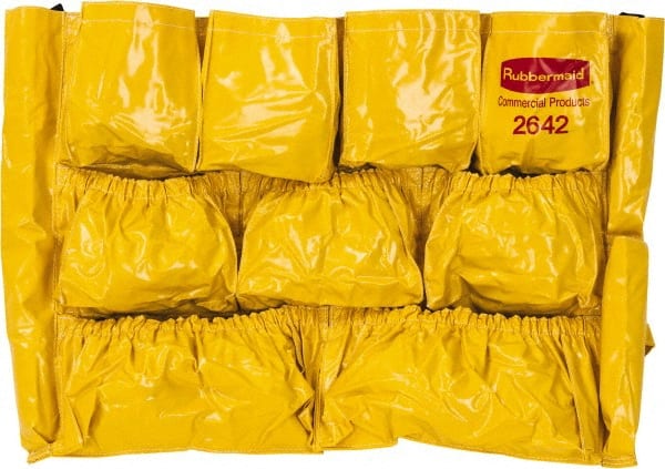 UNTOUCHABLE Square Trash Can, 23 gal, Yellow MPN:FG264200YEL
