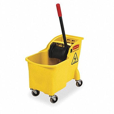 Mop Bucket and Wringer Yellow 7 3/4 gal MPN:FG738000YEL
